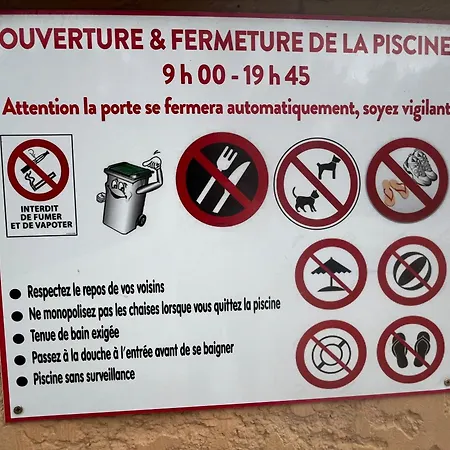 Terrasse Piscine * סנרי-סור-מר