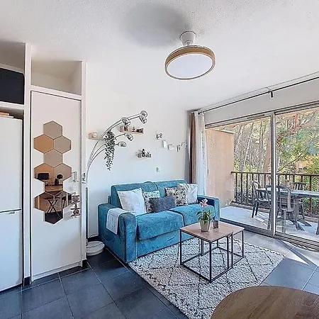 Terrasse Piscine דירה סנרי-סור-מר